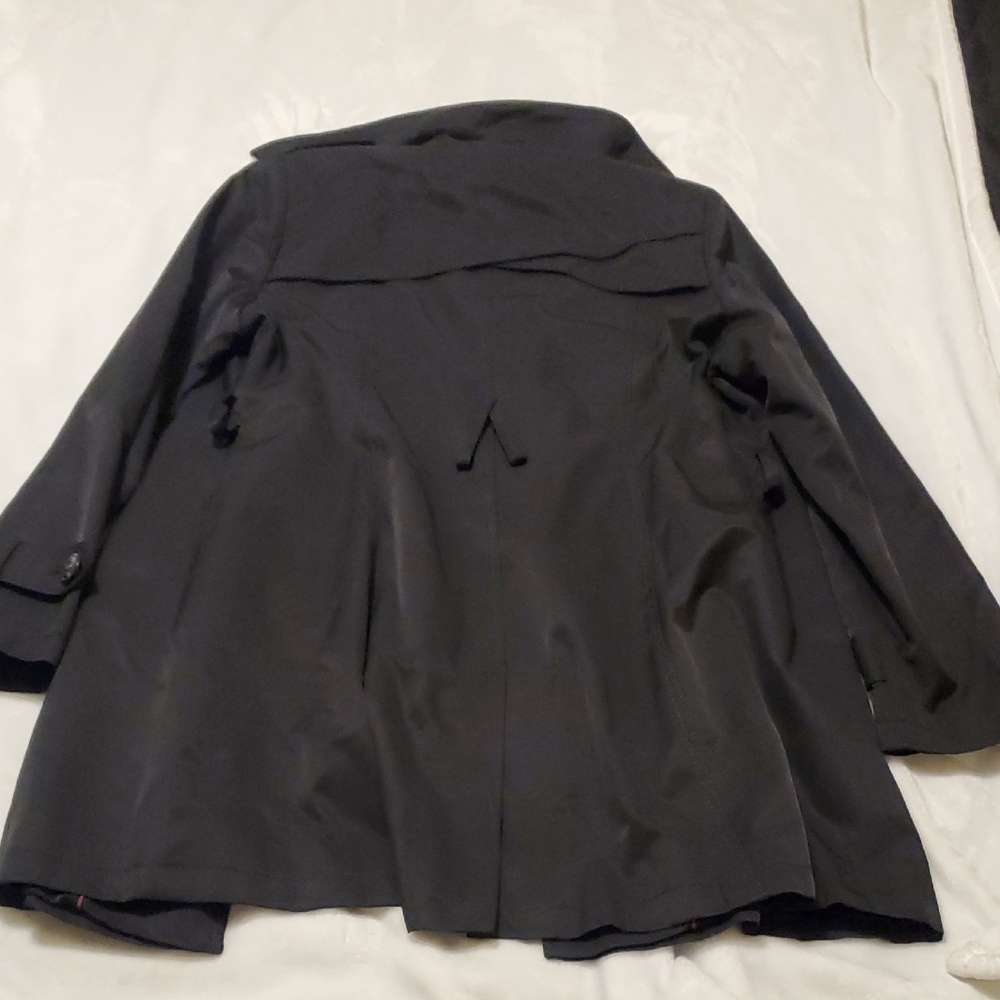 DKNY Charcoal Trench Coat - Picture 8 of 8